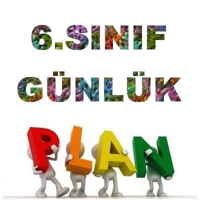 6.Sınıf Fen Bilimleri Günlük Planları