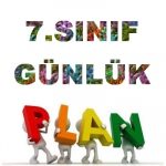 7.Sınıf Fen Bilimleri Günlük Planları